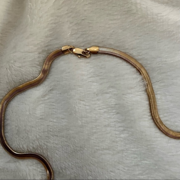 nwt Men’s 18K Gold Plated Snake Chain Necklace 28” - Picture 13 of 14